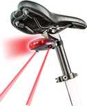 hh74 lampka rowerowa tylna laserowa 5 led laser na tył lam