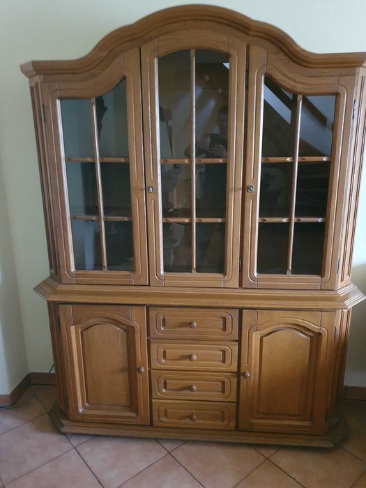 Witryna dębowa-rustykalna