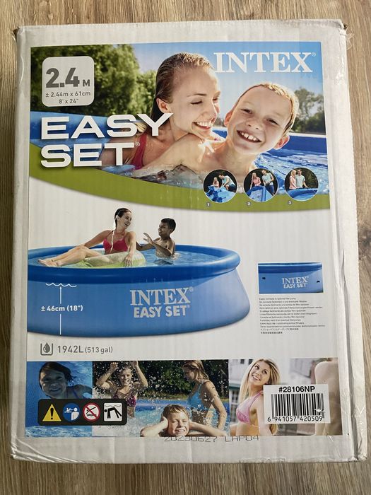 Надувний басейн Intex easy set 1942l
