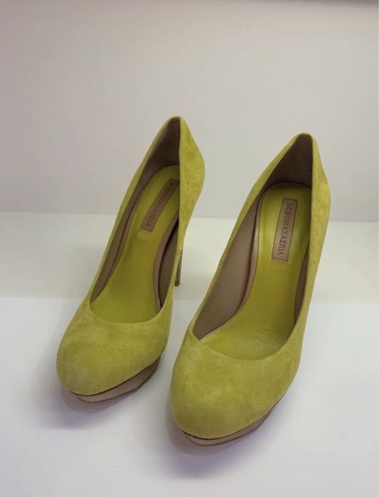 Sapatos de salto alto verde lima BCBG nº 36