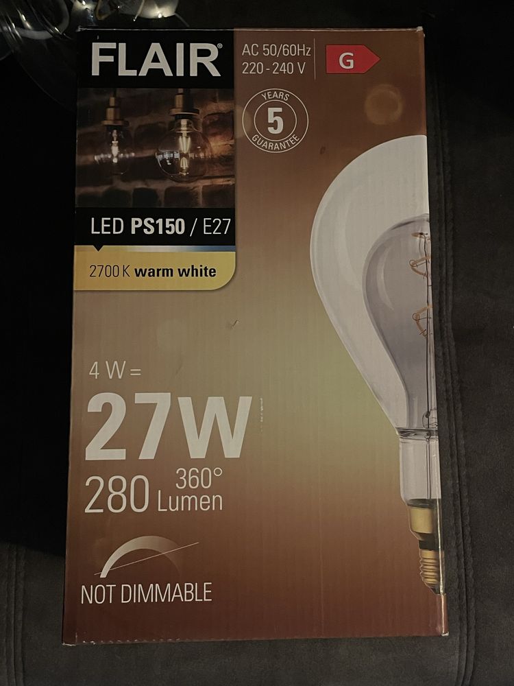 Lampa sufitowa loft żarowka Flair  LED PS150