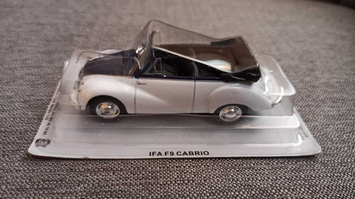 IFA F9 Cabrio 1:43 Model Deagostini Kultowe Auta PRL-u