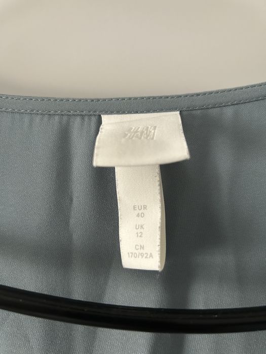 Sukienka maxi H&M - długa - kopertowa - szmizjerka - rozmiar L 40