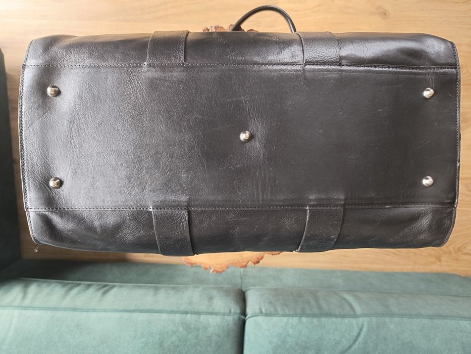 Elegancka skórzana torba Cholewińskii TB-644 - stan idealny