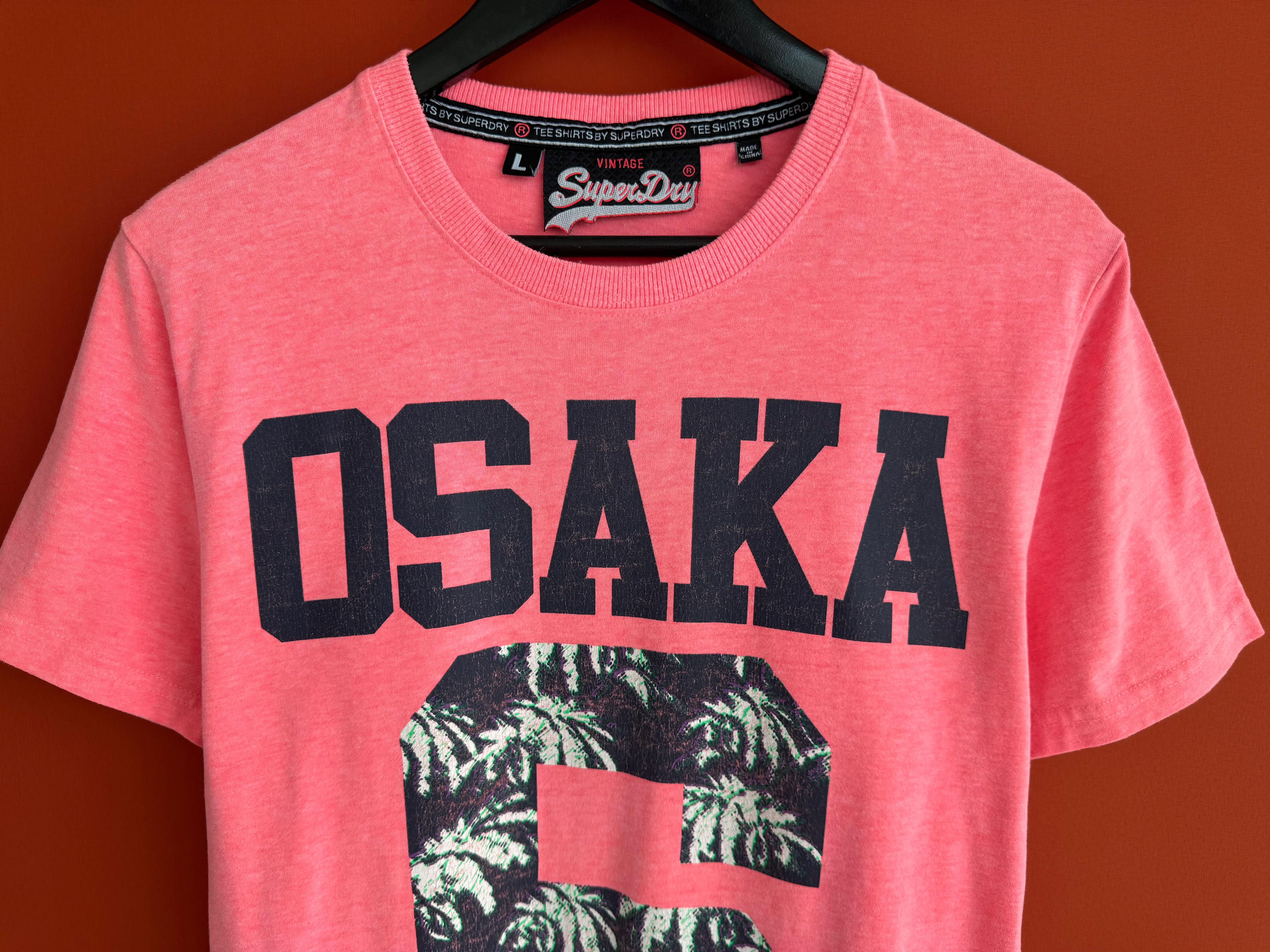 Superdry Osaka 6 оригинал мужская футболка размер L Б У