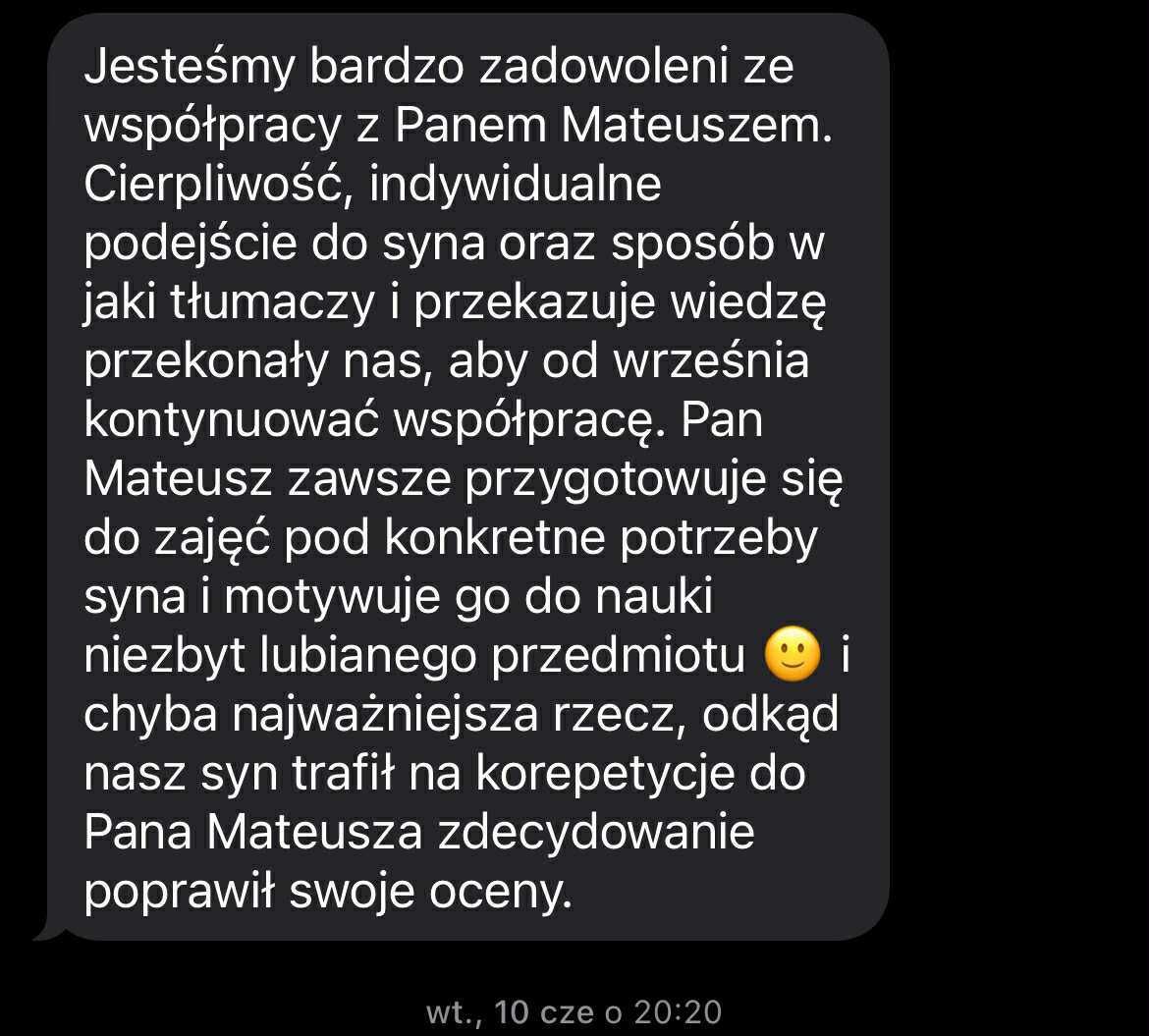 Korepetycje z matematyki - pierwsze zajęcia gratis