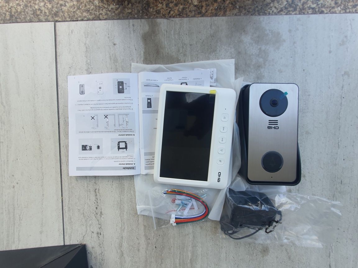 Vídeo Porteiro Tela 7 lcd com 4 fios
