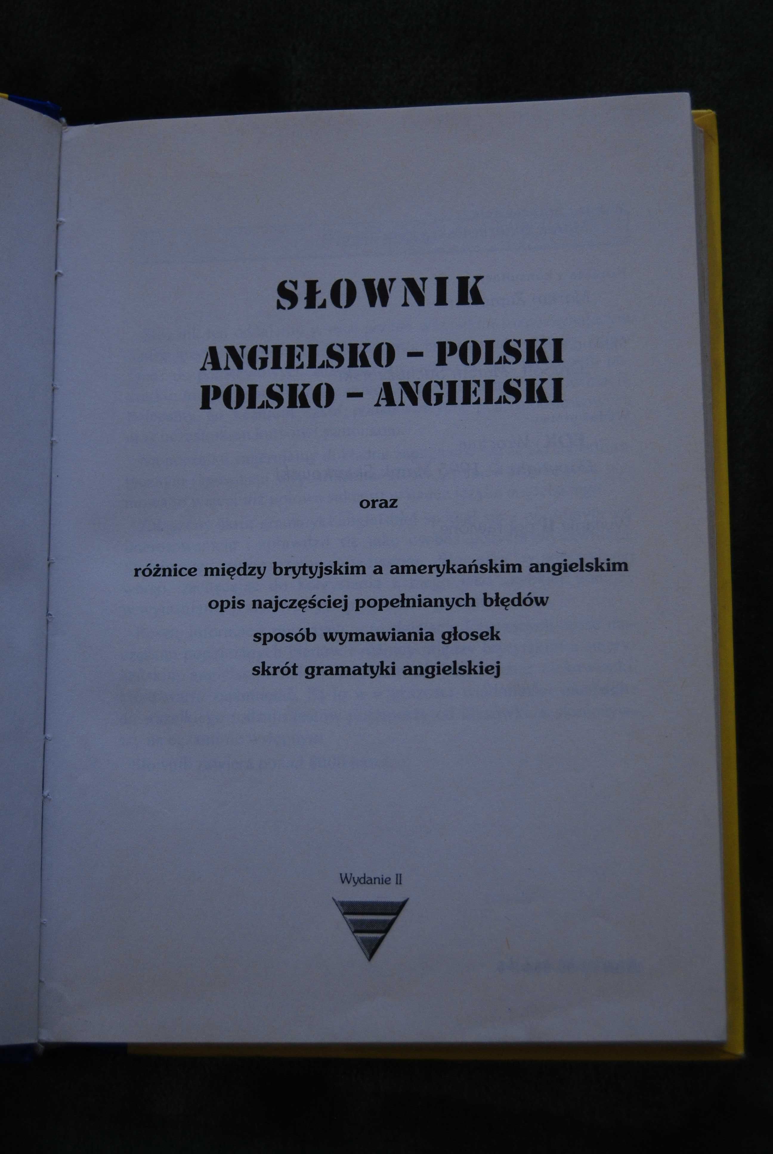 Słownik angielsko-polski polsko-angielski