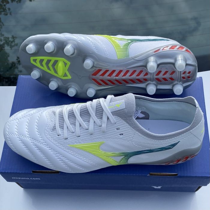 Бутси MIZUNO MORELIA NEO 3 white Мізуно копочки бутсы 40 41 42 43 44