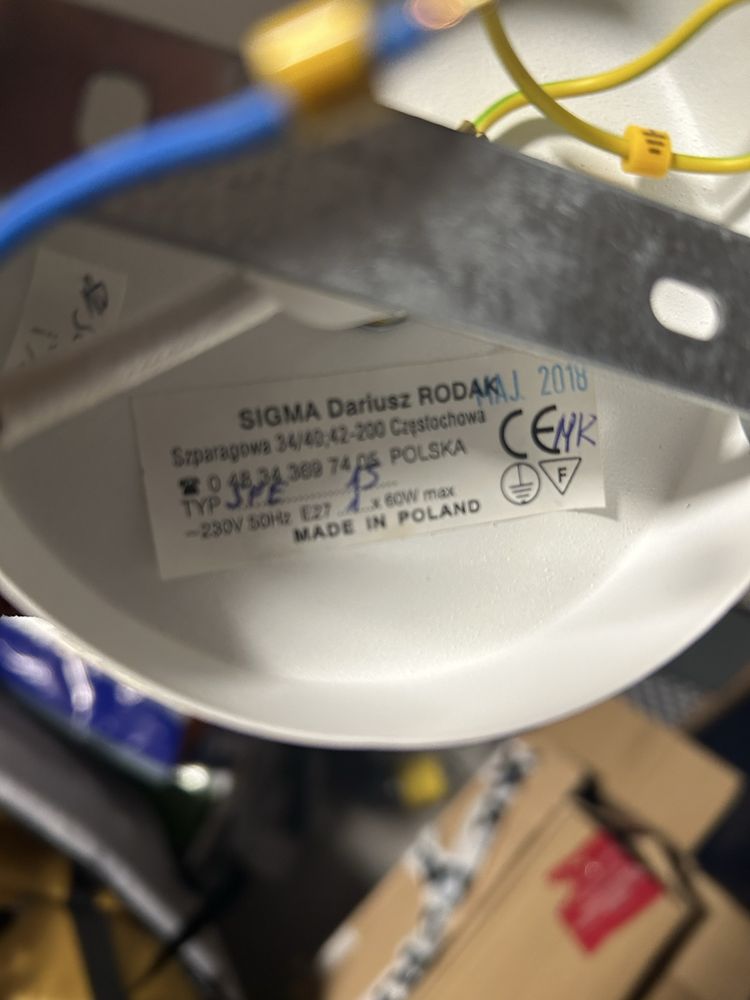 Lampa wisząca SIGMA