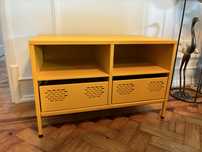 Aparador Metal Amarelo