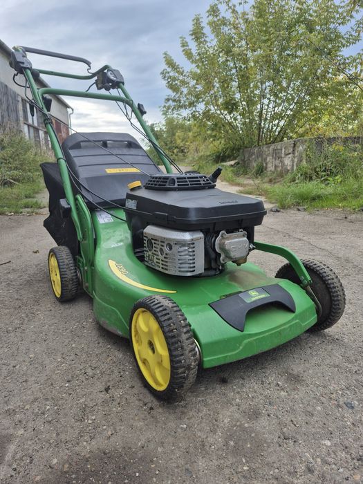 Kosiarka spalinowa John Deere JX90 Kawasaki 6,5KM Napęd Sprzęgło Kosz