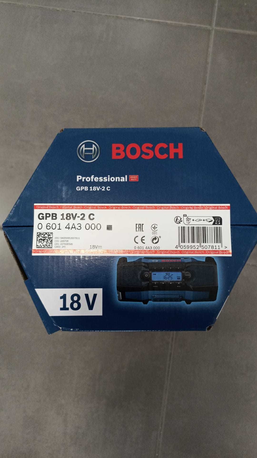 Bosch Rádio Profissional GPB 18V-2 C