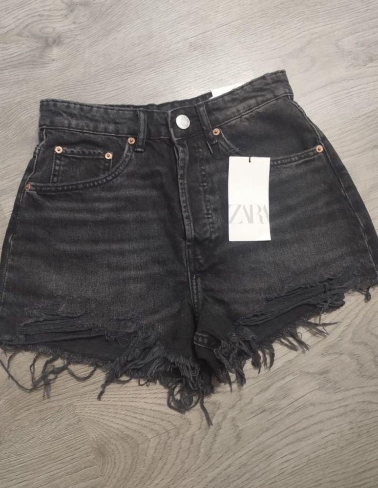 Джинсові шорти zara, шорти зара, джинсовые шорты