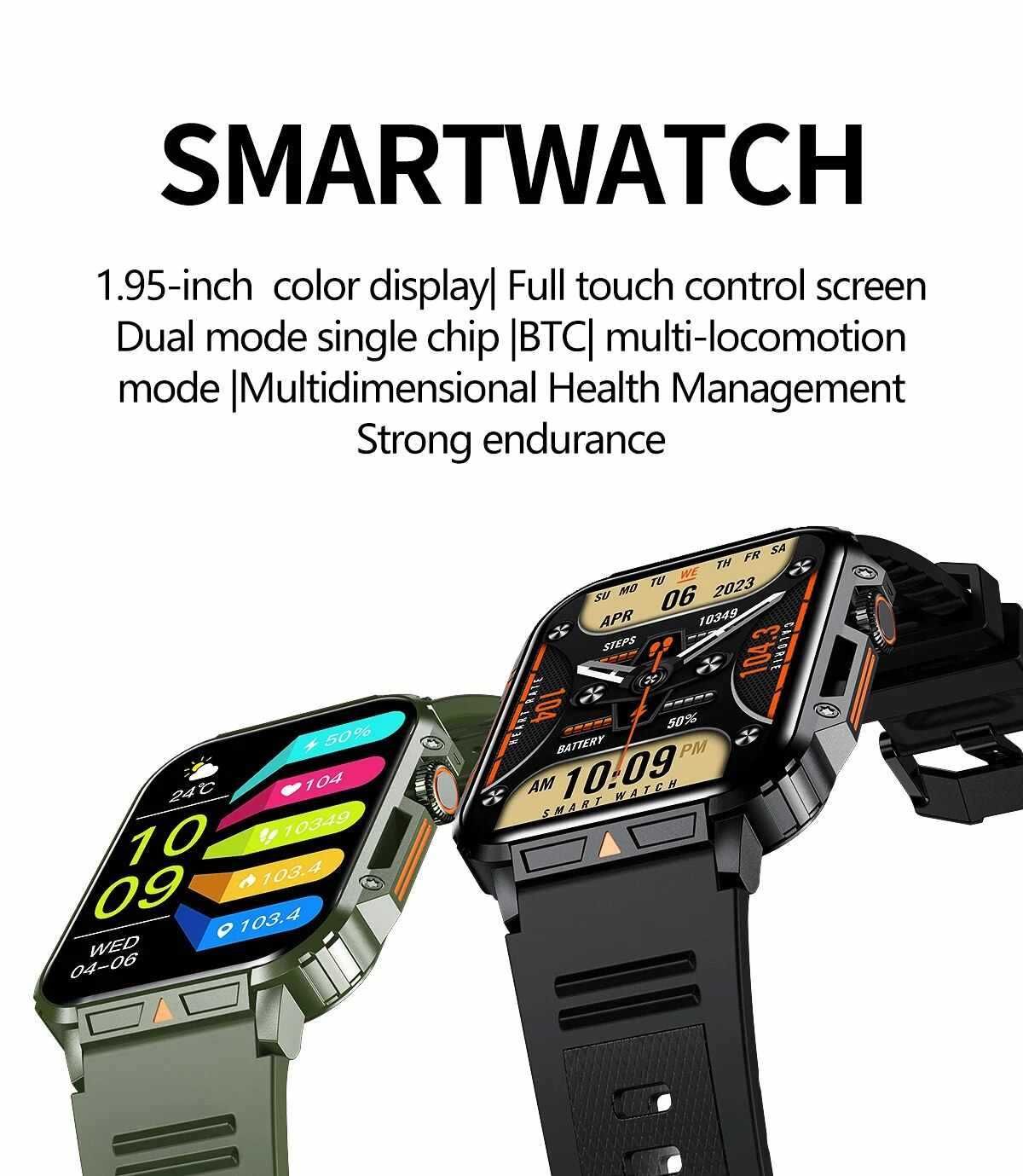 Bluetooth Smartwatch z funkcją dzwonienia