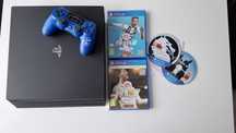 Konsola PlayStation 4 Pro 1TB PS4 Pro + pad + gry (Fifa, EA UFC 4)