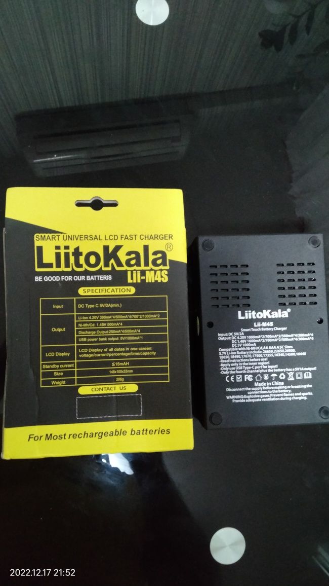 Зарядное устройство с функцией повер банк  Liitokala lii -M4S
