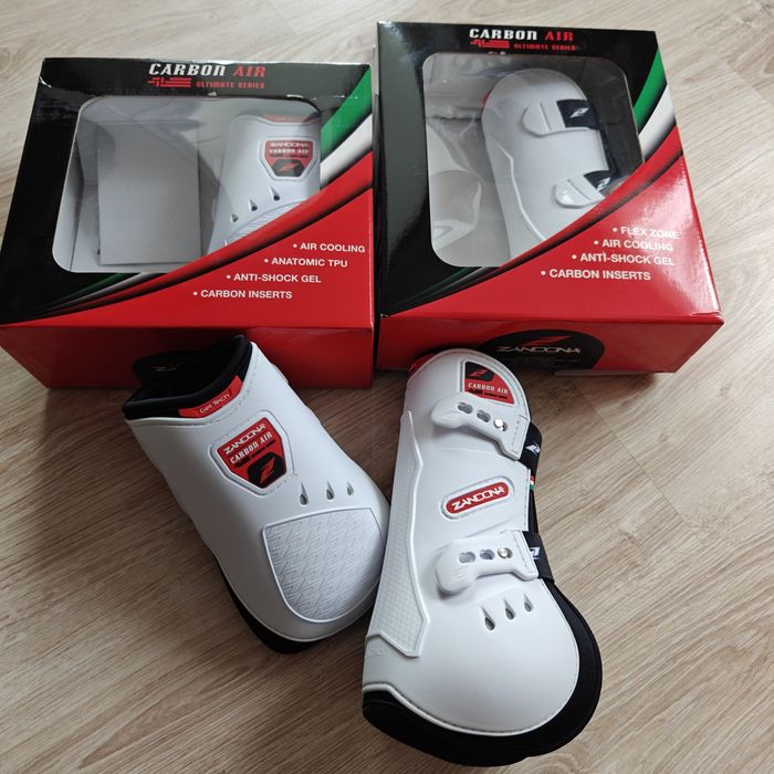 Zest. ochraniacze Zandona Carbon Air Full + białe