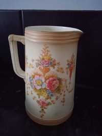 1910s Antyk Przedwojenny Piekny Crown Devon dzban wazon porcelanowy