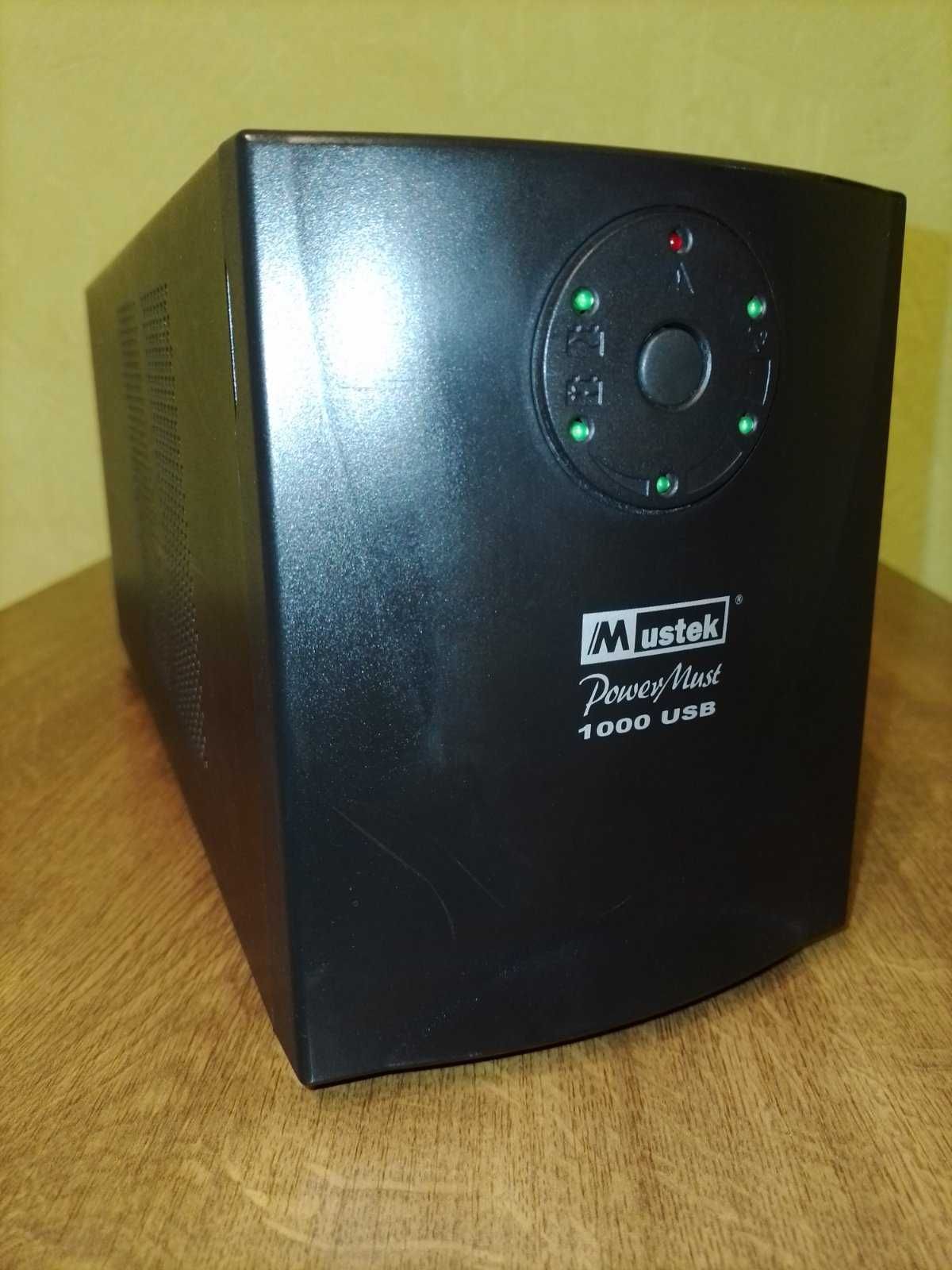 ДБЖ / ИБП / UPS / бесперебойник Mustek 1000 USB