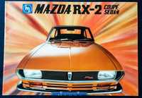 Mazda RX-2 - folder, prospekt, broszura - Wankel