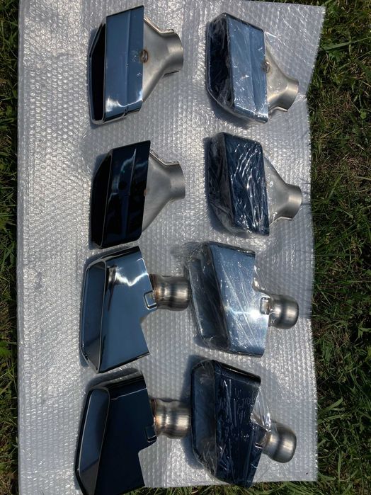 Насадки на выхлоп 530i/540i Black & Chrome BMW 5 Series G30 2017-2020г