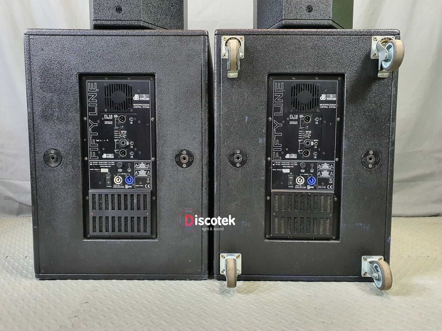 dB Technologies DVX D10 + FL18 | 2,8 kW | Aktywny | RCF, FBT, QSC