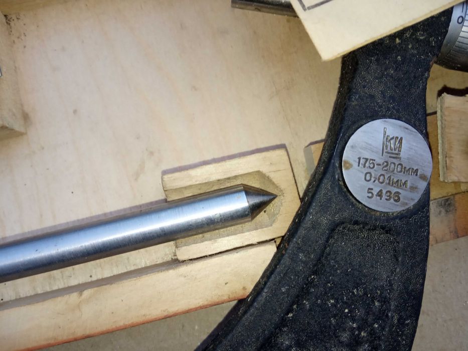 Микрометр резьбомерный со вставками  175мм на 200мм(комплект), новый