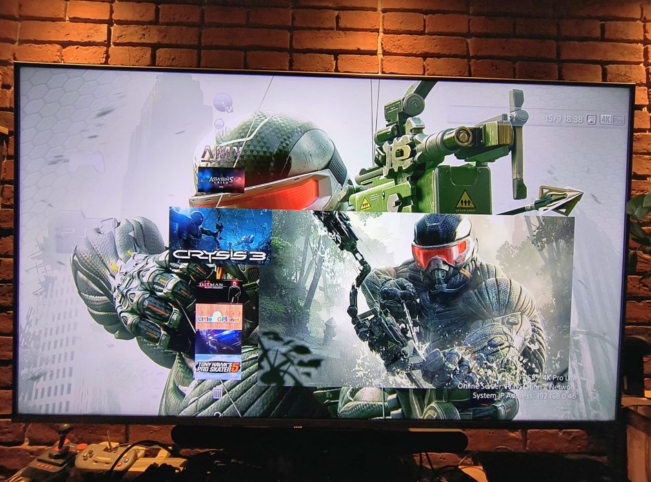 Playstation 3 Slim przerobiona  HFW 4.92 HEN 4K PRO MOD zestaw