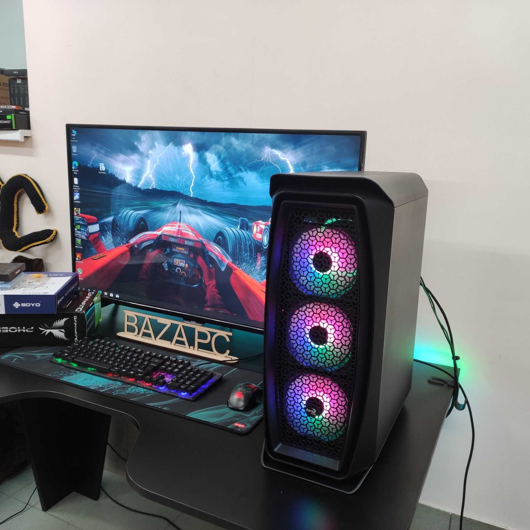 Компютер Новый Ryzen 5 5500, 16GB DDR4, Gainward RTX 3070, SSD 512GB