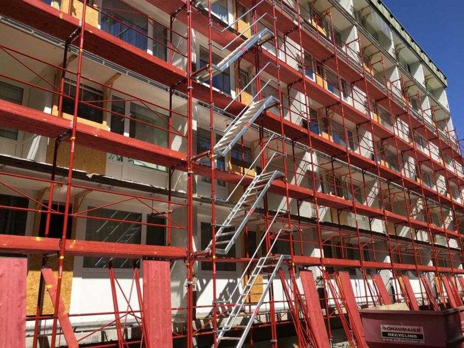Rusztowanie fasadowe Ringer Doppelgeländer Zestaw kompletny 156m2