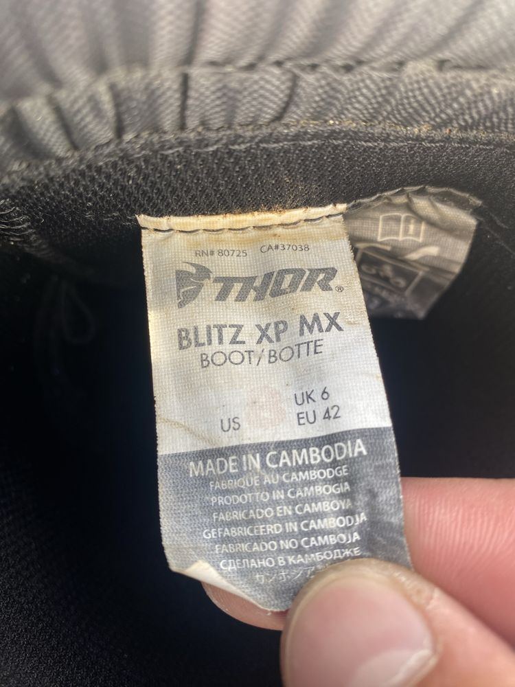 Botas motocross Thor