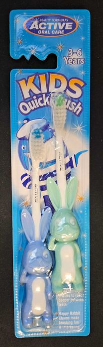 Szczotki do zębów KIDS Quick Brush - króliki
