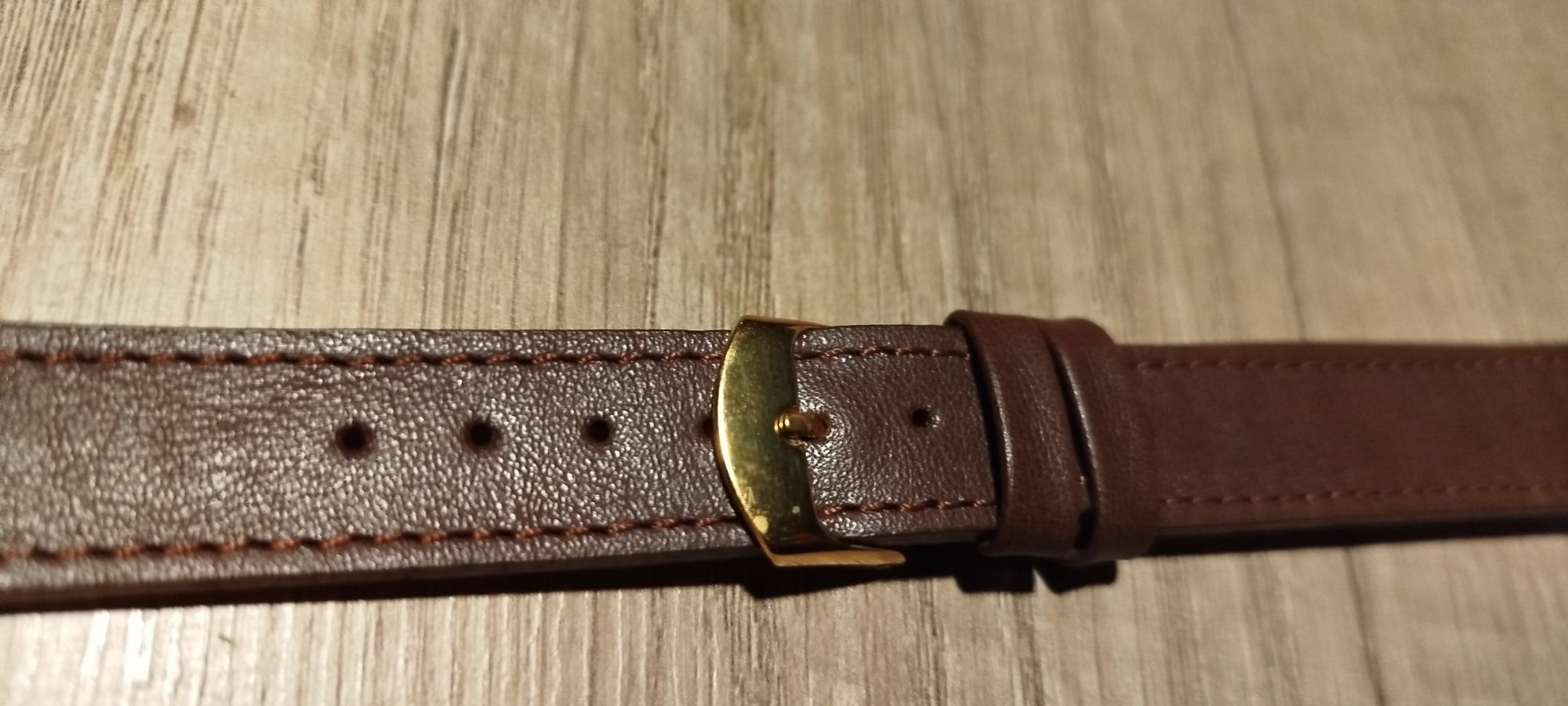 Pasek do zegarka brązowy b długi 18 mm18 mm