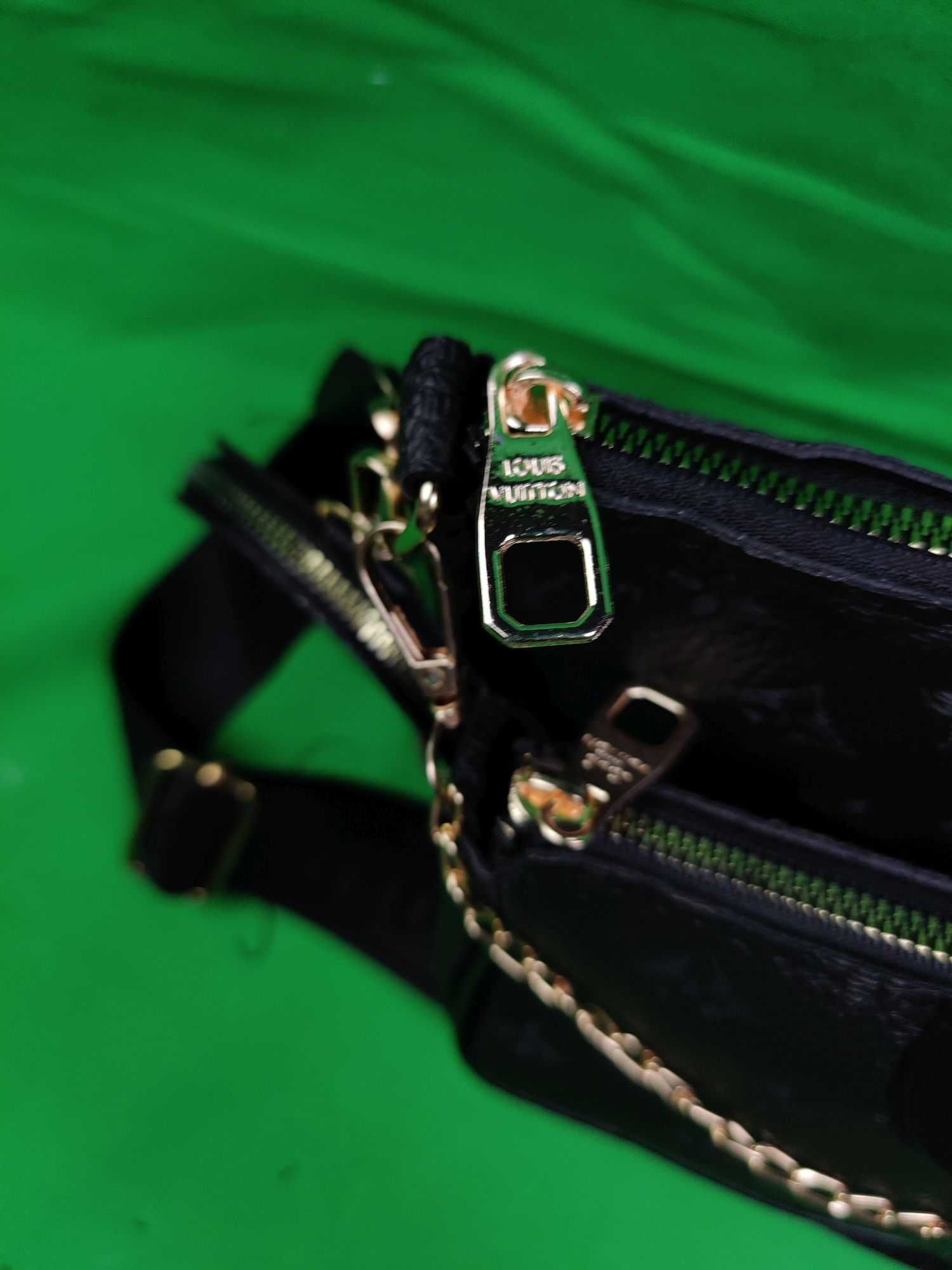 Torebka damska Louis Vuitton torba 3in1 nowa monogram czarna logowana