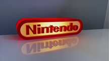 Logo Nintendo com LED