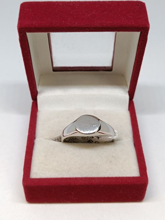 Srebrny sygnet rozmiar 27 srebro próby 925