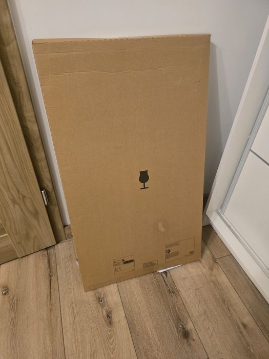 Nowa szyba grafitowa do komody malm 80x48