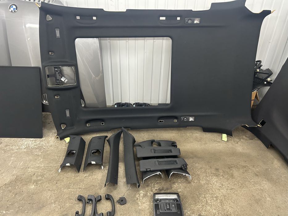 Потолок під панораму чорний стеля на BMW x5 E70
