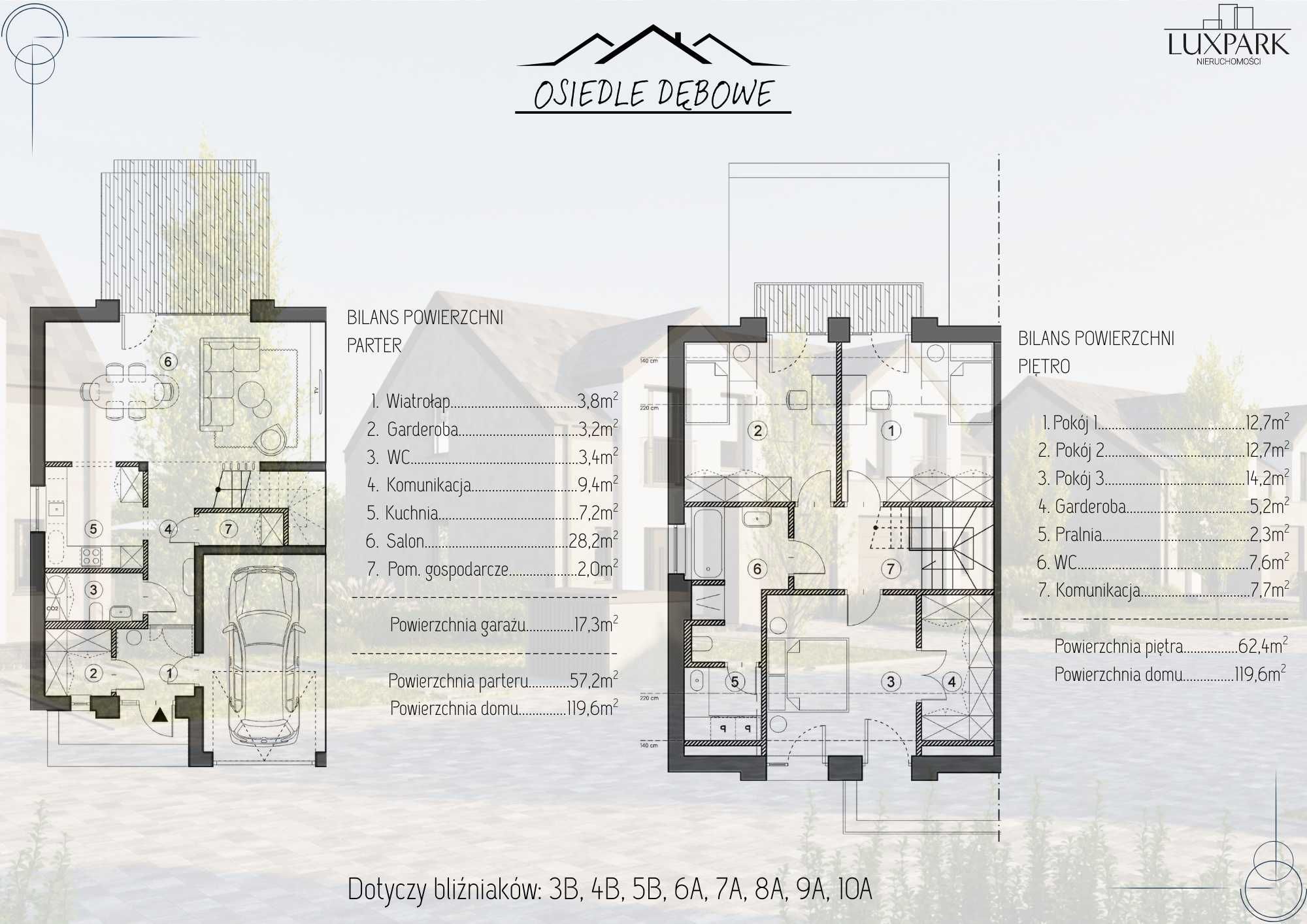 Dom 120 m² + garaż | Osiedle Dębowe | Skwierzyna | STAN DEWELOPERSKI