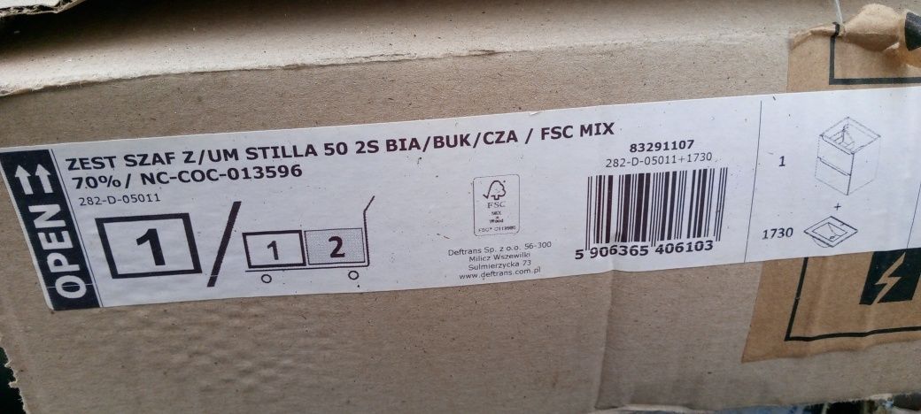 Szafka pod umywalkę
