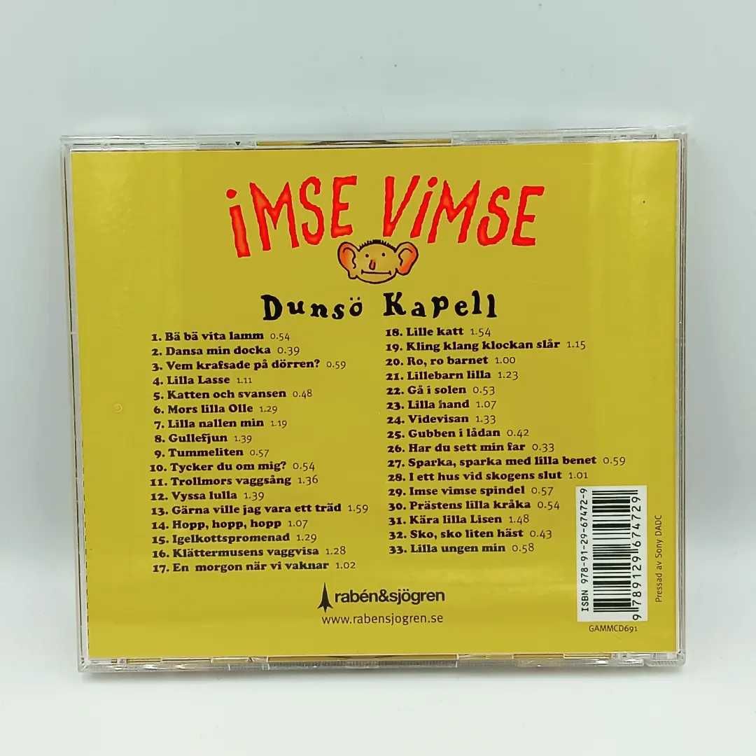 Płyta z muzyką szwedzką Imse Vimse och andra barnvisor Dunsö Kapell