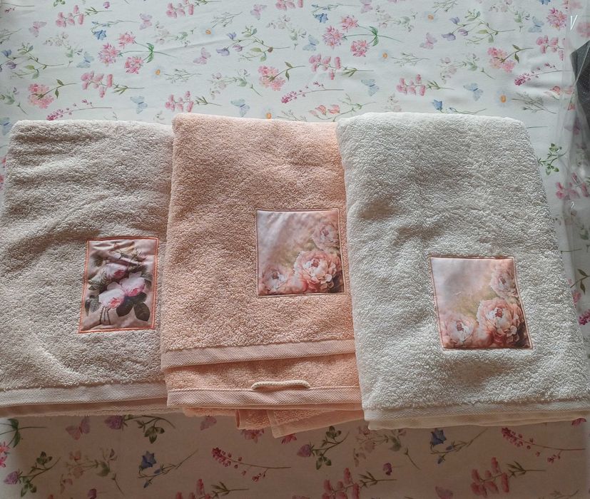 Ręczniki premium eurofirany 70x140 3 sztuki śliczne na prezent