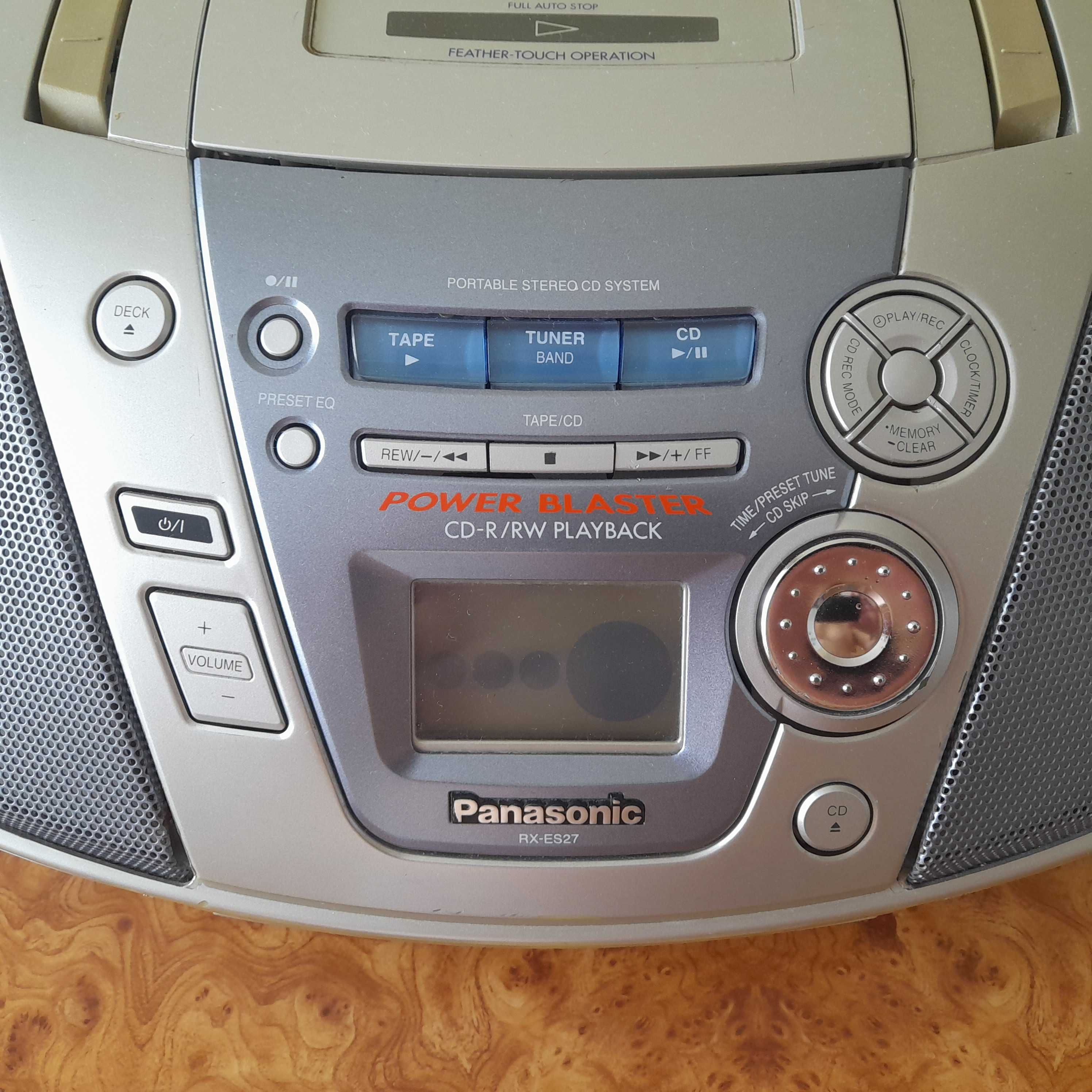 Музцентр, магнітола Panasonic RX-27  встроено AUX,  Bluetooth.