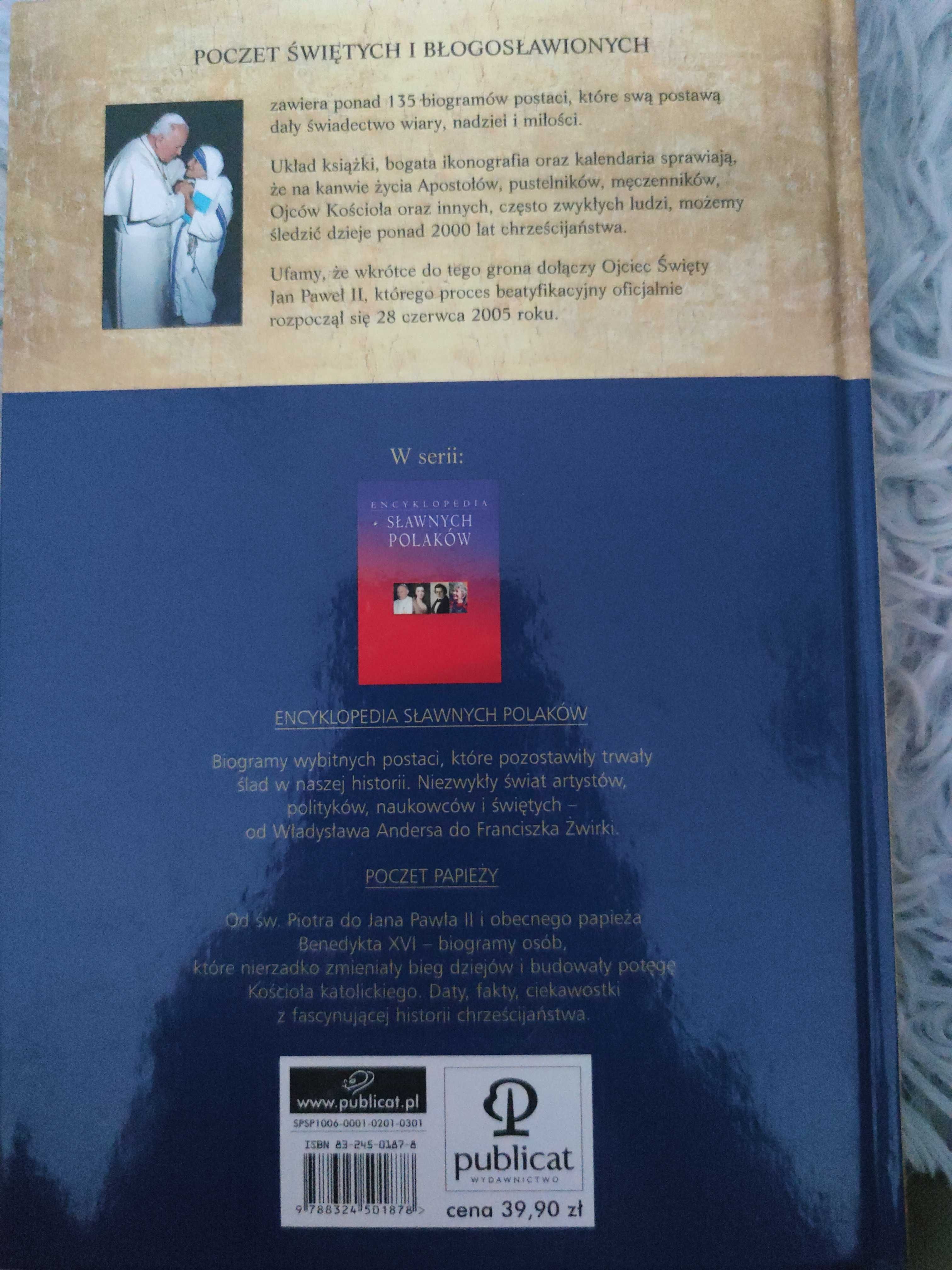 Książka Poczet świętych i błogosławionych B. Mazur