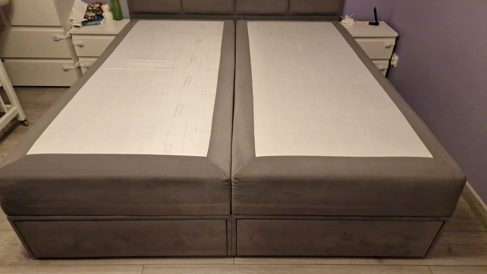 ŁÓŻKO kontynentalne GARDALUX180materac 4-pojemniki