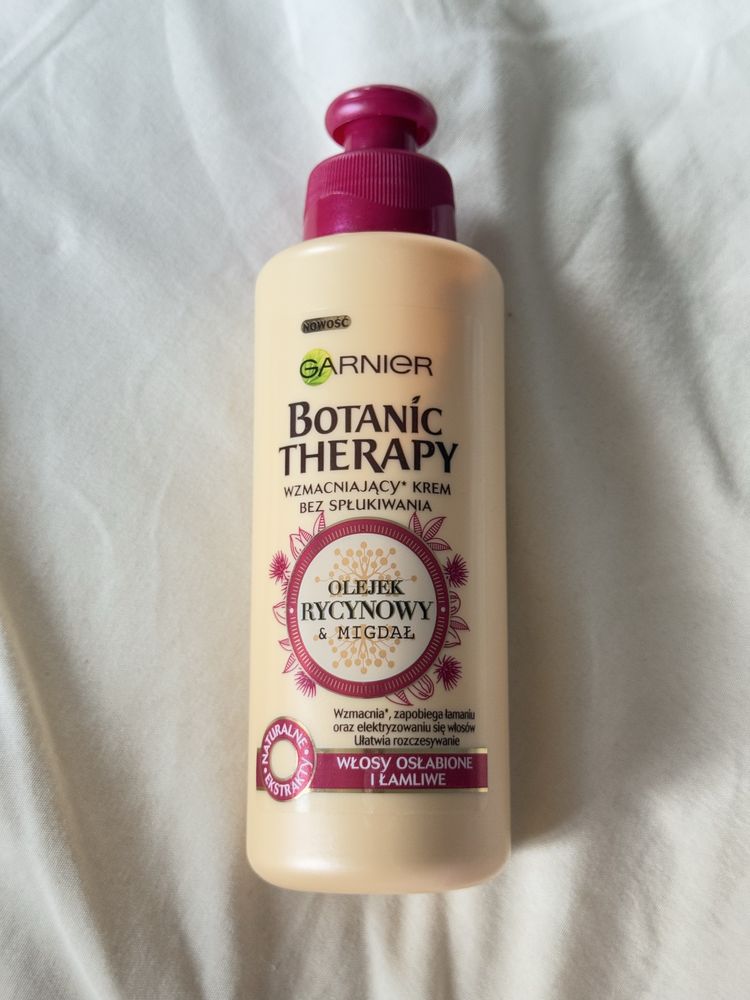 Garnier botanic therapy olejek rycynowy migdał krem do włosów 200 ml