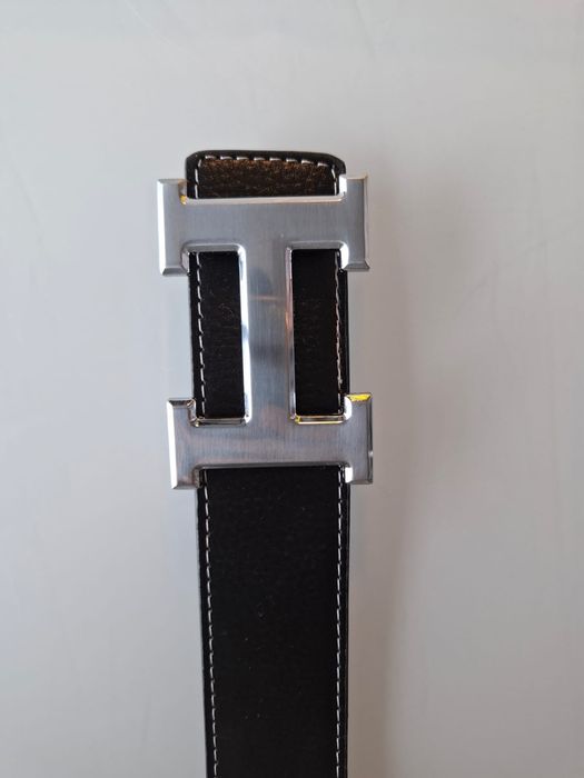 Cinto Hèrmes Preto- 110cm