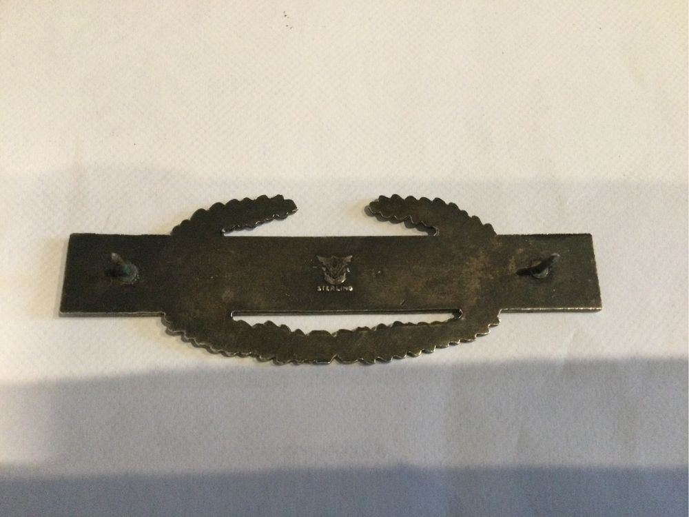 Odznaka strzelecka USA,militaria,srebrna,umundurowanie,wojsko.