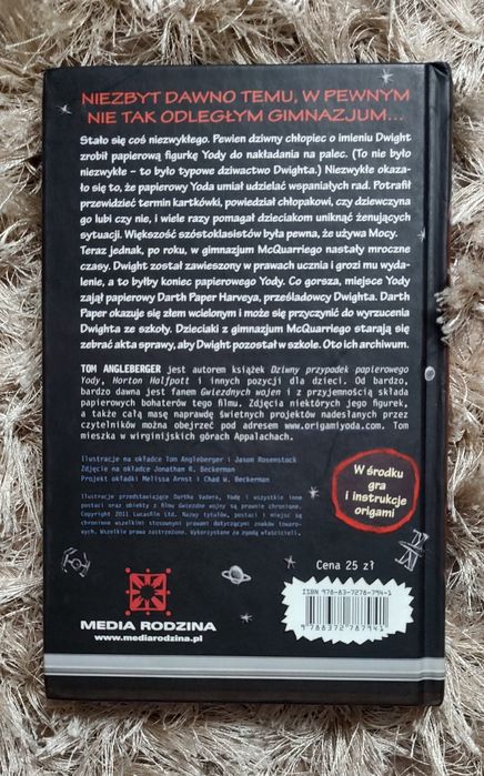 Nowa książka Darth Paper Kontratakuje papierowy Yoda książka o origami